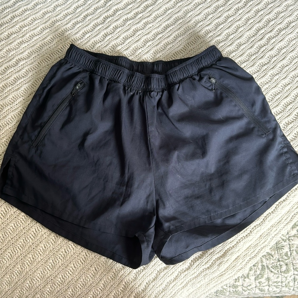 Girlfriend Collective Navy Gazelle Running Shorts